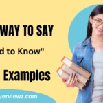 Other Ways to Say "Good to Know"